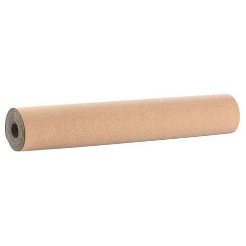 Tapis De Yoga - Newgen Medicals - Antidérapant En Liège Naturel - 5 Mm - Beige - 183 Cm