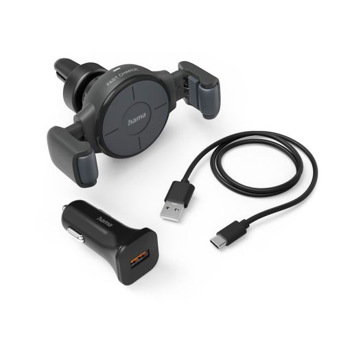 Chargeur Pour Voiture "Fc10 Flex-Set", 10 W, Qi-Charge Sans Fil, Anthracite