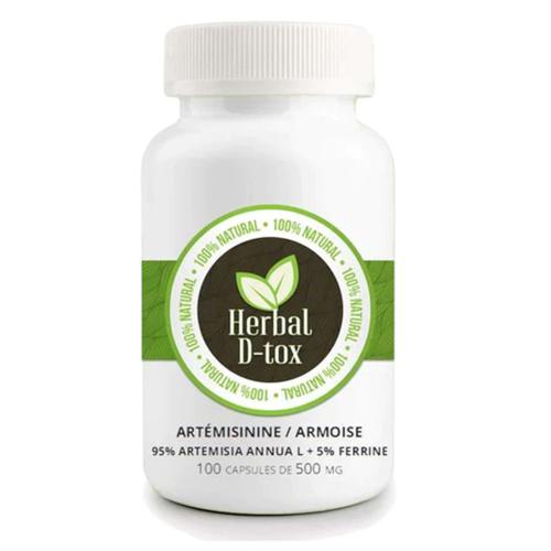 Capsules De Artémisinine / Armoise (Artemisia Annua L), 100 X 500 Mg Action Antivirale Et Antibactérienne 