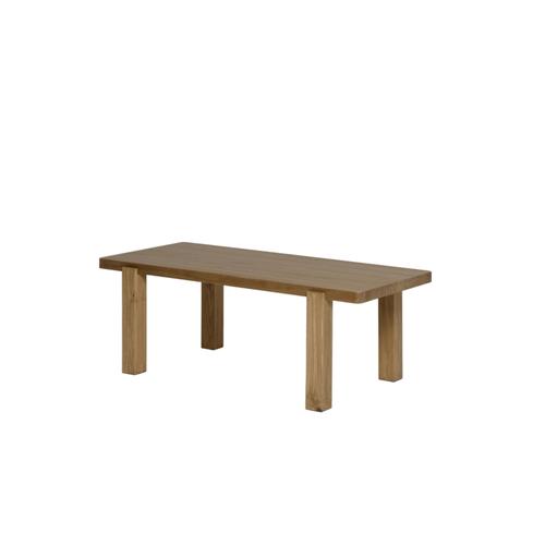 Table Basse Rectangulaire Couleur Marron, 120x50x42 Cm