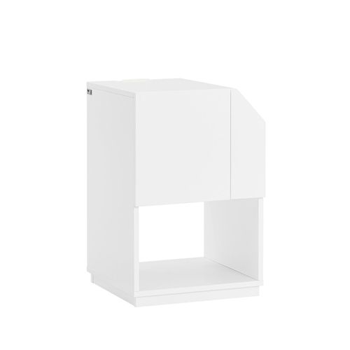 Table De Chevet Effet Bois Blanc