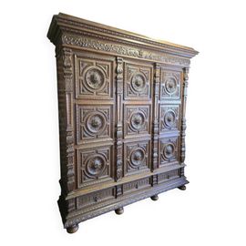 Armoire Flamande 3 Portes En Chne Bois