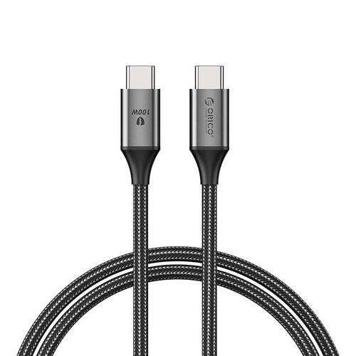 Orico Charging Cable 100w Usb-c To C - Black