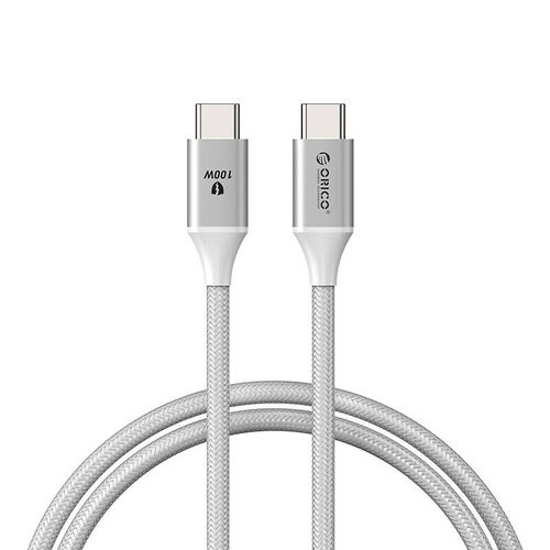 Orico Charging Cable 100w Usb-c To C - White