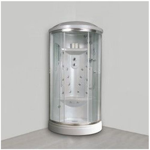 CABINE DE DOUCHE HYDROMASSAGE ET BAIN-VAPEUR 90 D?ANGLE | IRIDE