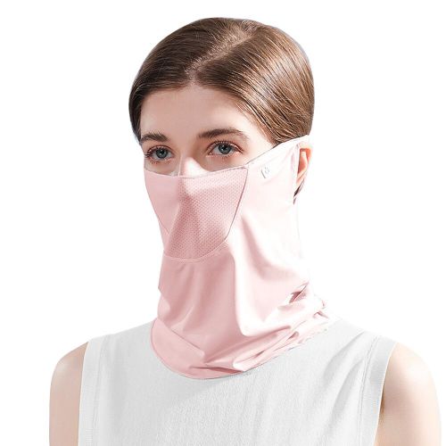 Écharpe De Protection Solaire En Soie Glacée Pour Femme,Écharpe D'été Anti-Uv,Voile De Golf,Carpe,Barbecue,Camping,Randonnée De Montagne