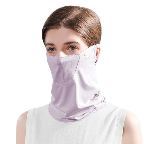 Écharpe De Protection Solaire En Soie Glacée Pour Femme,Écharpe D'été Anti-Uv,Voile De Golf,Carpe,Barbecue,Camping,Randonnée De Montagne