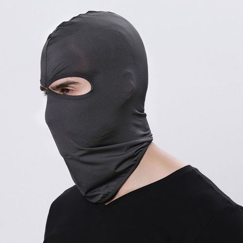Cagoule De Protection Uv À Deux Trous Pour Homme Et Femme,Équipement De Sauna Doux,Masque Facial,Ski À Moteur Cs,Été