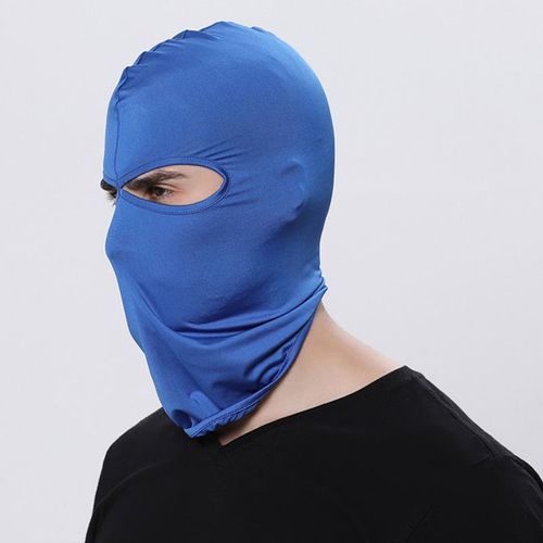 Cagoule De Protection Uv À Deux Trous Pour Homme Et Femme,Équipement De Sauna Doux,Masque Facial,Ski À Moteur Cs,Été