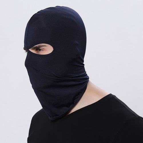 Cagoule De Protection Uv À Deux Trous Pour Homme Et Femme,Équipement De Sauna Doux,Masque Facial,Ski À Moteur Cs,Été