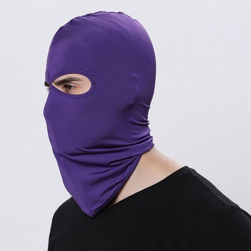 Cagoule De Protection Uv À Deux Trous Pour Homme Et Femme,Équipement De Sauna Doux,Masque Facial,Ski À Moteur Cs,Été