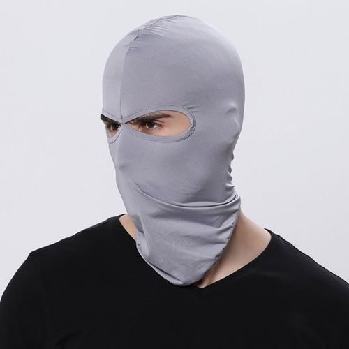 Cagoule De Protection Uv À Deux Trous Pour Homme Et Femme,Équipement De Sauna Doux,Masque Facial,Ski À Moteur Cs,Été