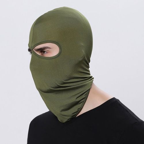 Cagoule De Protection Uv À Deux Trous Pour Homme Et Femme,Équipement De Sauna Doux,Masque Facial,Ski À Moteur Cs,Été