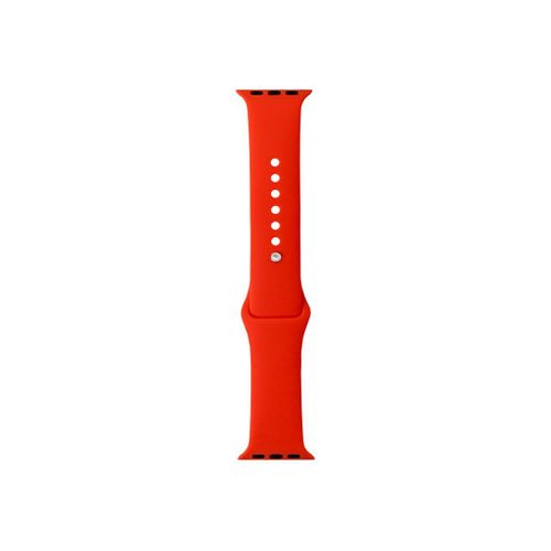Bigben Connected - Bracelet De Montre Pour Montre Intelligente - 38 - 40 Mm - Rouge - Pour Apple Watch Hermès Series 7, Hermès Series 9, Nike Series 7, Series 10, Series 8, Series 9