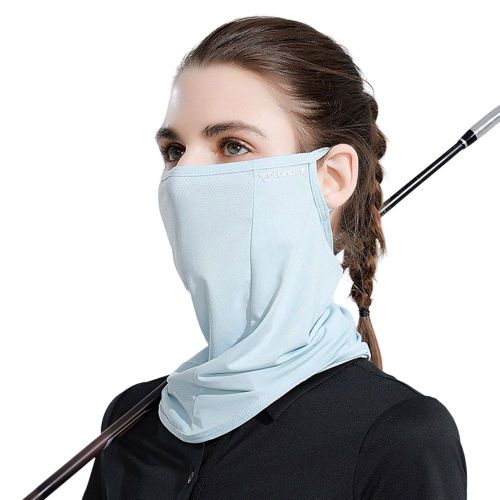 Masque De Protection Solaire Uv Unisexe,Respirant,Anti-Ultraviolet,Réglable,Pour Les Activités De Plein Air En Été