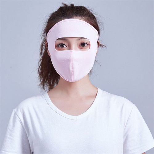 Masques De Protection Solaire Ice Injsunscreen Pour Femmes,Extérieur,Équitation,Respirant,Pare-Soleil Intégral,Anti-Poussière Et Uv,Masques En Maille,Été