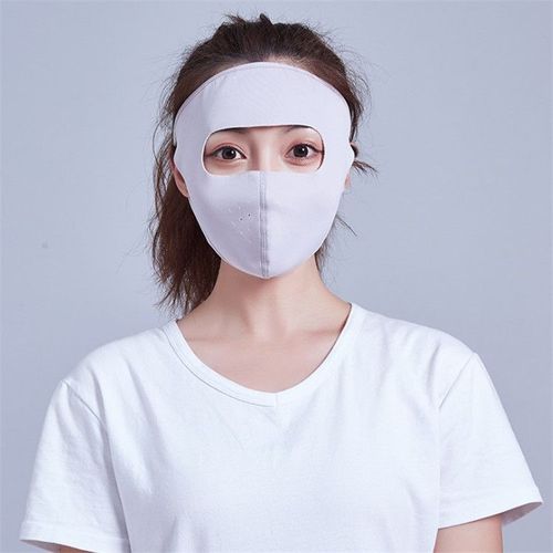 Masques De Protection Solaire Ice Injsunscreen Pour Femmes,Extérieur,Équitation,Respirant,Pare-Soleil Intégral,Anti-Poussière Et Uv,Masques En Maille,Été
