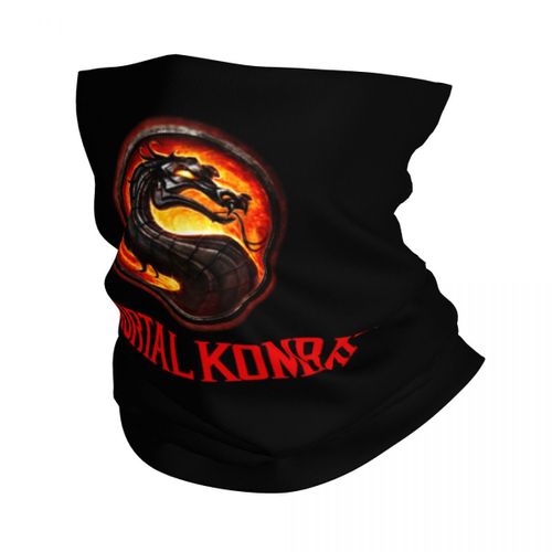 Écharpe De Protection Mortal Kombat Scorpion,Ontaribandana,Neck Gaclauv,Face Planchers F Cover,Ninja Game Cosplay Sauna Wear,Tube Balaclava