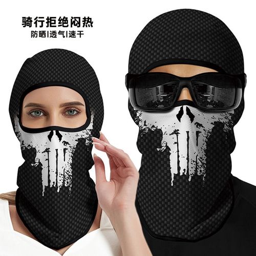 Masque De Moto Drôle 3d Pour Hommes,Couvre-Visage,Masque De Ski,Joker Skull,Cagoule,Équipement De Sauna,Randonnée En Plein Air,Écharpe De Cou De Camping,Gaclabandana
