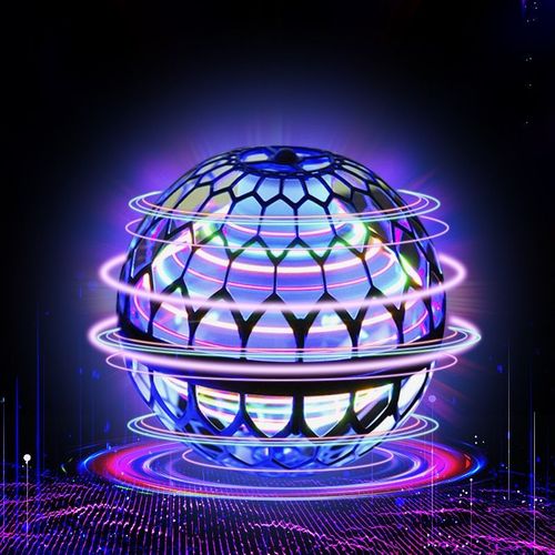 Flying Ball Boomerang Flyorb Magic Avec Led Lumières Drone Hover Ball Fly Nova Orb Flying Spinner Fidget Toys Enfants Famille Cadeau