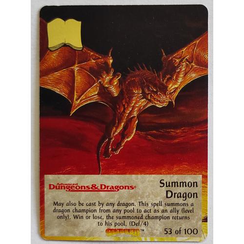Spellfire - Summon Dragon - 53/100 - First Edition - Anglais
