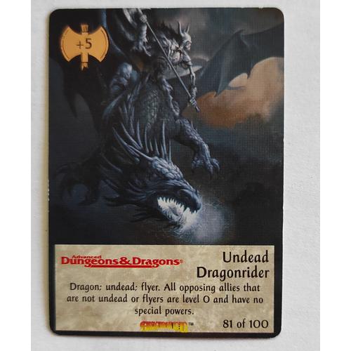Spellfire - Undead Dragonrider - 81/100 - First Edition - Anglais