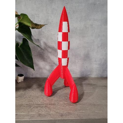 Fusée Style Tintin 50 Cm