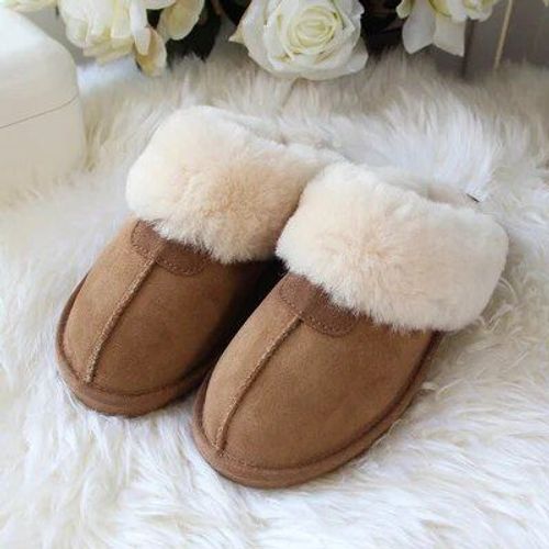 Pantoufles En Fourrure De Mouton 2023 Naturelle Pour Femmes",Pantoufles D'hiver Pour Femmes,Pantoufles D'intérieur Chaudes,Pantoufles En Laine Douce,Pantoufles De Maison Pour Dames,"Qualité Supérieure