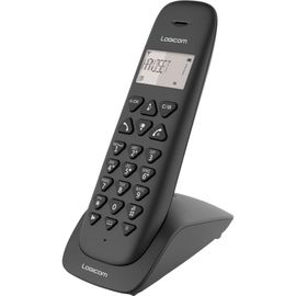 Logicom VEGA 155T - Téléphone sans fil avec ID d'appelant - DECT - noir