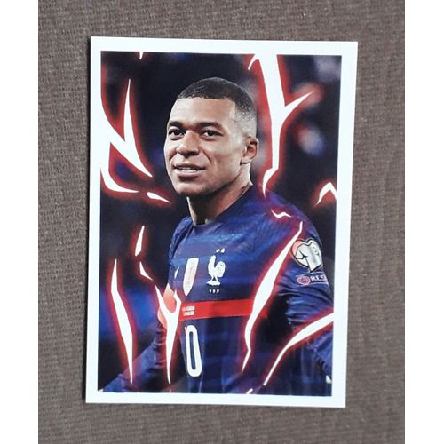 Carte Sticker Panini "Au Plus Près Des Bleus" N°6 Kylian Mbappé