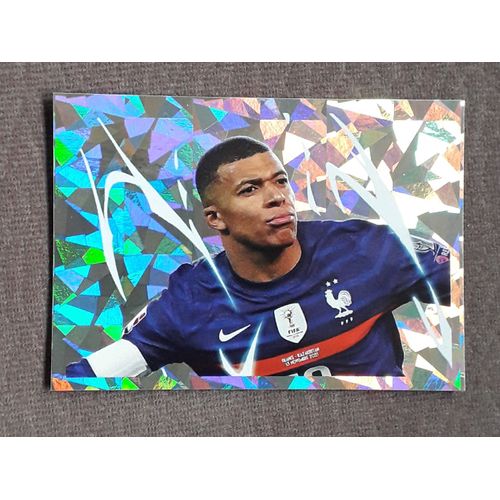 Carte Brillante Sticker Panini "Au Plus Près Des Bleus" N°50 Kylian Mbappé