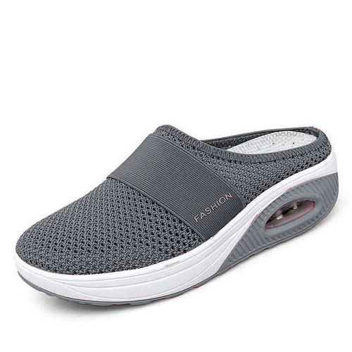 Pantoufles À Semelles Compensées Anti-Ald Premium Pour Femme",Chaussures Vintage Décontractées,Rétro,Grande Taille,Orth4wd,"Sandales Pour Diabétique