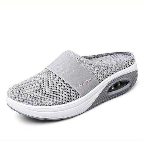 Pantoufles À Semelles Compensées Anti-Ald Premium Pour Femme",Chaussures Vintage Décontractées,Rétro,Grande Taille,Orth4wd,"Sandales Pour Diabétique