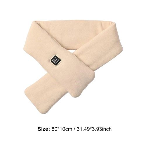 Écharpe Chauffante Électrique Avec Contrôle De La Chaleur,Cache-Cou Métropolitain,Couverture De Cou,Cyclisme,Camping,Randonnée,Charge Usb,3 Vitesses,Hiver
