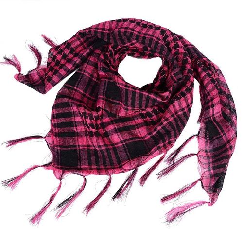 Grand Foulard Carré Musulman À Carreaux De 100cm,Hijab Du Désert Arabe,Écharpe Militaire Coupe-Vent,Pour Camping,Randonnée,Cyclisme