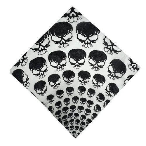 Foulards De Randonnée Tête De Mort,Bandana En Coton D'extérieur,Écharpe De Cou De Course,Cagoule De Cyclisme,Masque De Pêche,Vêtements De Sauna Hip Hop