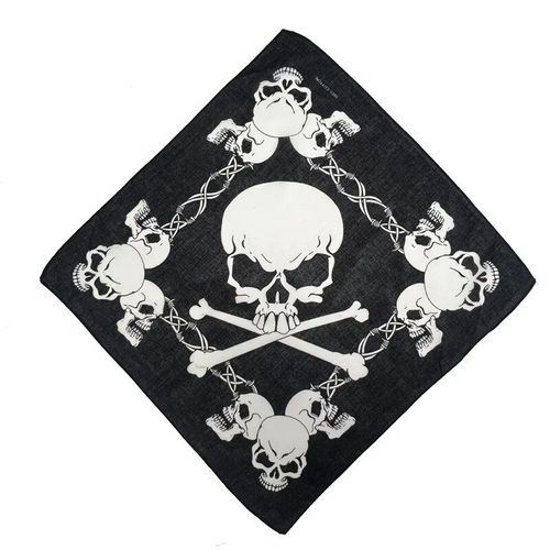 Foulards De Randonnée Tête De Mort,Bandana En Coton D'extérieur,Écharpe De Cou De Course,Cagoule De Cyclisme,Masque De Pêche,Vêtements De Sauna Hip Hop