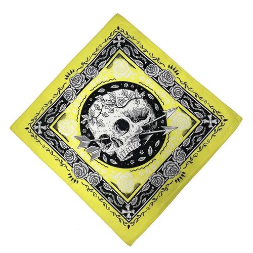 Foulards De Randonnée Tête De Mort,Bandana En Coton D'extérieur,Écharpe De Cou De Course,Cagoule De Cyclisme,Masque De Pêche,Vêtements De Sauna Hip Hop