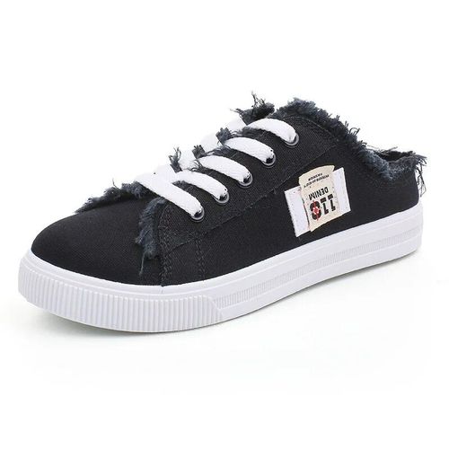 Baskets Plates Blanches À Lacets Pour Femmes",Chaussures En Toile,Décontractées,Basses,Supérieures,Printemps,Été,"2023