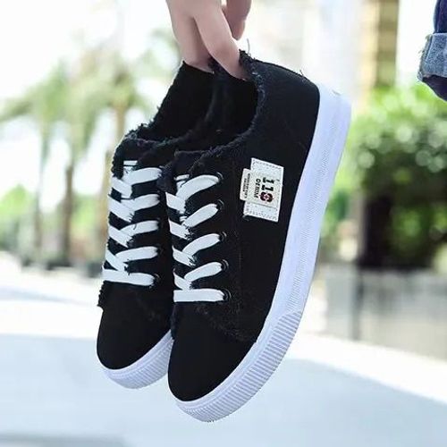 Baskets Plates Blanches À Lacets Pour Femmes",Chaussures En Toile,Décontractées,Basses,Supérieures,Printemps,Été,"2023