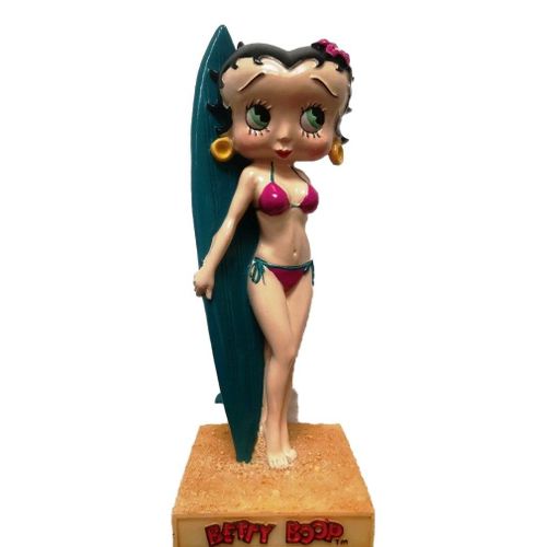 Figurine Betty Boop De Collection Surfeuse Avec Sa Planche Statuette De 15x6cm