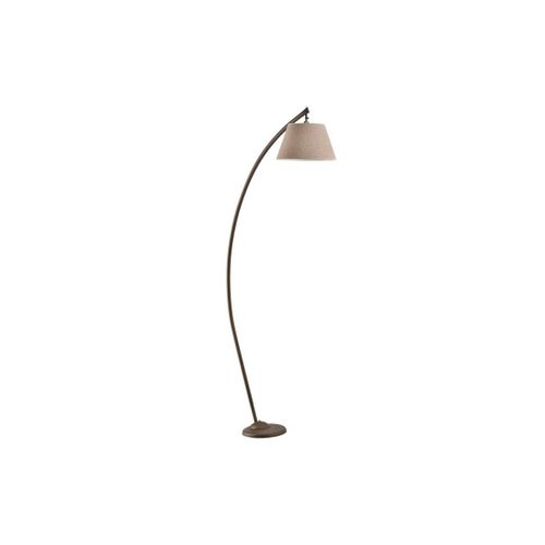 Onli Susi Lampadaire Arc, Abat-Jour En Tissu Marron