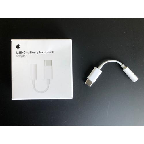 Prise jack Apple adaptateur casque Apple USB-C to headphone Adaptateur USB-C vers mini jackApple