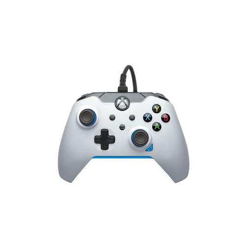 Pdp Filaire Manette Ion Blanc Pour Xbox Series X S Gamepad Filaire Video Game Manette Gaming Manette Xbox One Licence Officiel Xbox Series X