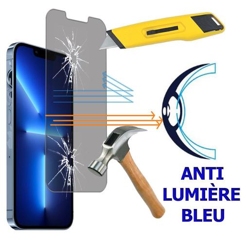 1 Film Écran Verre Trempé Pour Apple Iphone 13 Pro 6.1" Anti Lumière Bleu