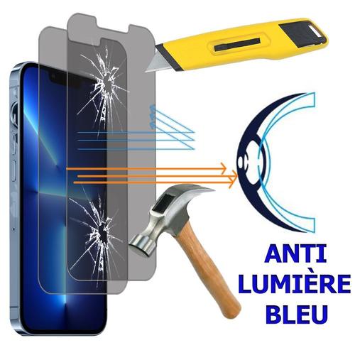 Lot/Pack De 2 Films Écran Verre Trempé Pour Apple Iphone 13 Pro 6.1" Anti Lumière Bleu