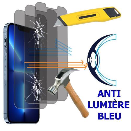 Lot/Pack De 3 Films Écran Verre Trempé Pour Apple Iphone 13 Pro 6.1" Anti Lumière Bleu