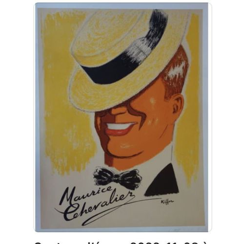 Affiche Maurice Chevalier