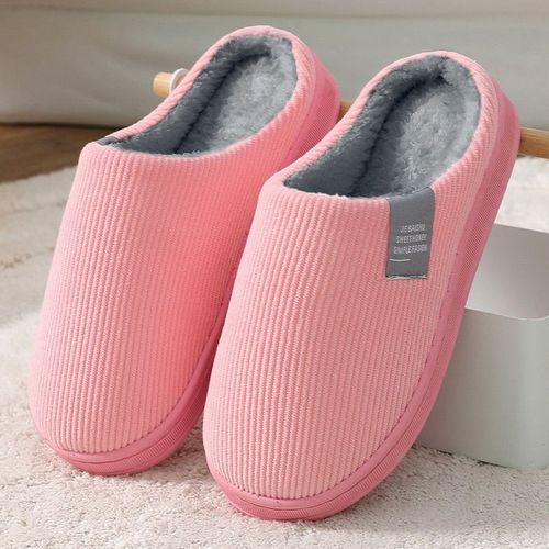 Chaussons D'intérieur En Coton Doux Pour Hommes Et Femmes",Chaussures Décontractées Pour Couple,Toboggans Confortables Pour Chambre À Coucher,Haute Qualité,Chaud,"Hiver