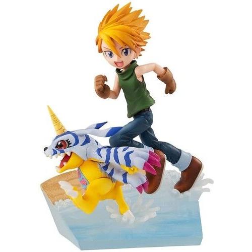 Megahouse - Digimon Adventure - Yamato Ishida & Gabumon 2022 Pvc Statue [Collectables] Statue, Collectible